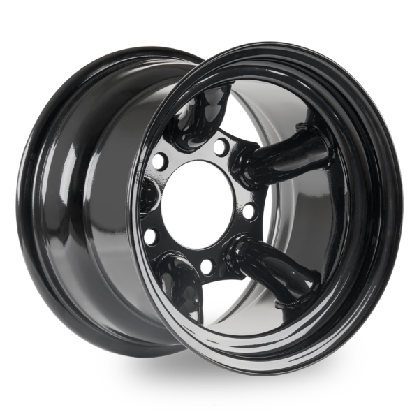 Challenger 5 Spoke Steel Wheel 15&quot; x 10&quot; ET-32 Black