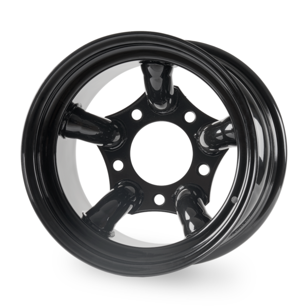 Challenger 5 Spoke Steel Wheel 15&quot; x 10&quot; ET-32 Black