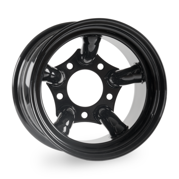 Challenger 5 Spoke Steel Wheel 15&quot; x 10&quot; ET-32 Black