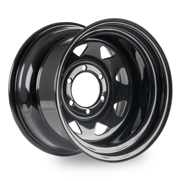 Tuff Torque 8 Spoke Steel Wheel 16&quot; x 10&quot; ET-32 Black