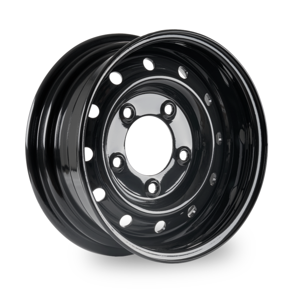 Tuff Torque Wolf Style Steel Wheel 16&quot; x 6.5&quot; ET0 Black