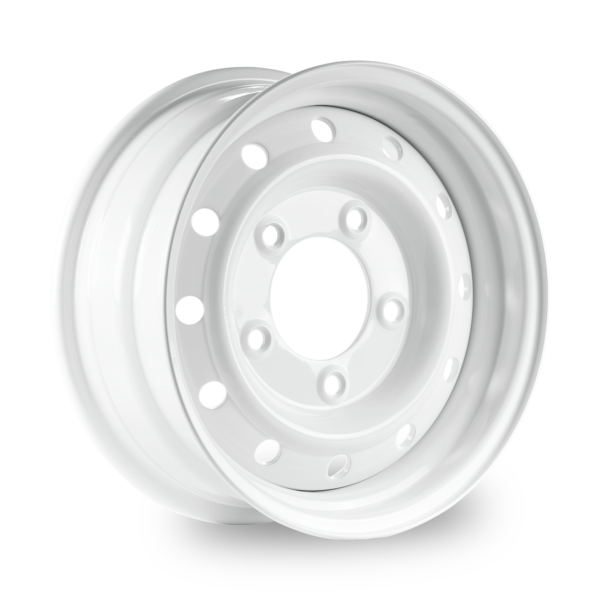 Tuff Torque Wolf Style Steel Wheel 16&quot; x 6.5&quot; ET0 White