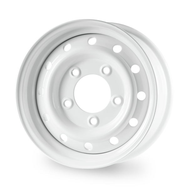 Tuff Torque Wolf Style Steel Wheel 16&quot; x 6.5&quot; ET0 White