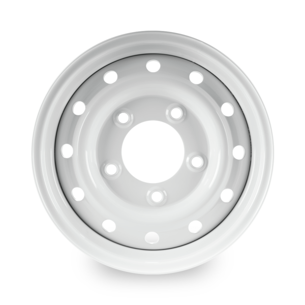 Tuff Torque Wolf Style Steel Wheel 16&quot; x 6.5&quot; ET0 White