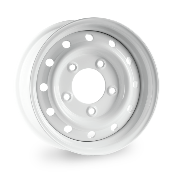 Tuff Torque Wolf Style Steel Wheel 16&quot; x 6.5&quot; ET0 White