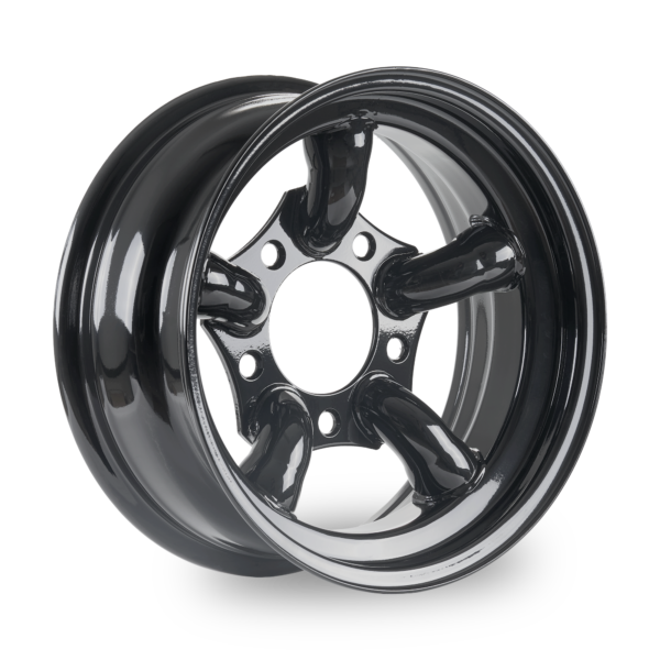 Challenger 5 Spoke Steel Wheel 16&quot; x 7&quot; ET-25 Black