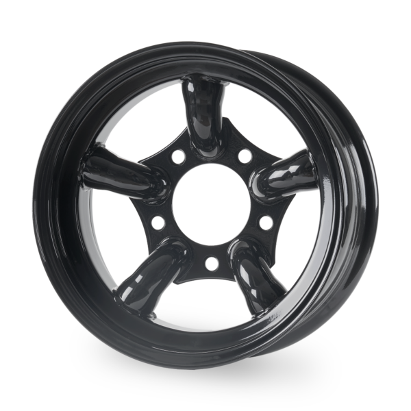 Challenger 5 Spoke Steel Wheel 16&quot; x 7&quot; ET-25 Black