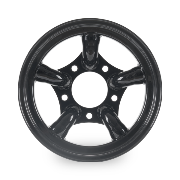 Challenger 5 Spoke Steel Wheel 16&quot; x 7&quot; ET-25 Black