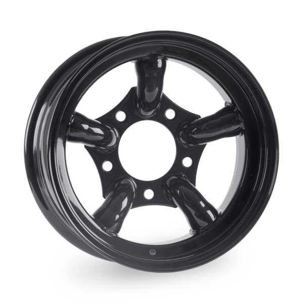 Challenger 5 Spoke Steel Wheel 16&quot; x 7&quot; ET-25 Black