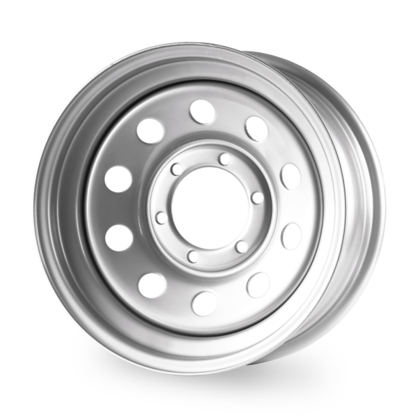 Tuff Torque Modular Steel Wheel 16&quot; x 7&quot; ET0 Silver