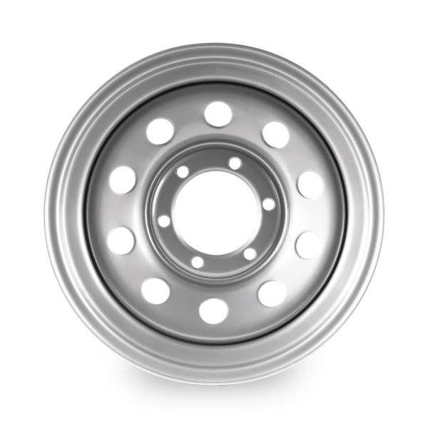 Tuff Torque Modular Steel Wheel 16&quot; x 7&quot; ET0 Silver