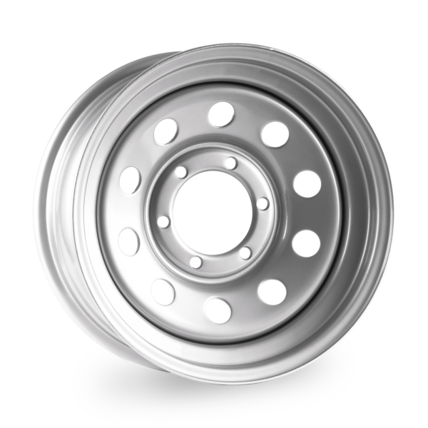 Tuff Torque Modular Steel Wheel 16&quot; x 7&quot; ET0 Silver