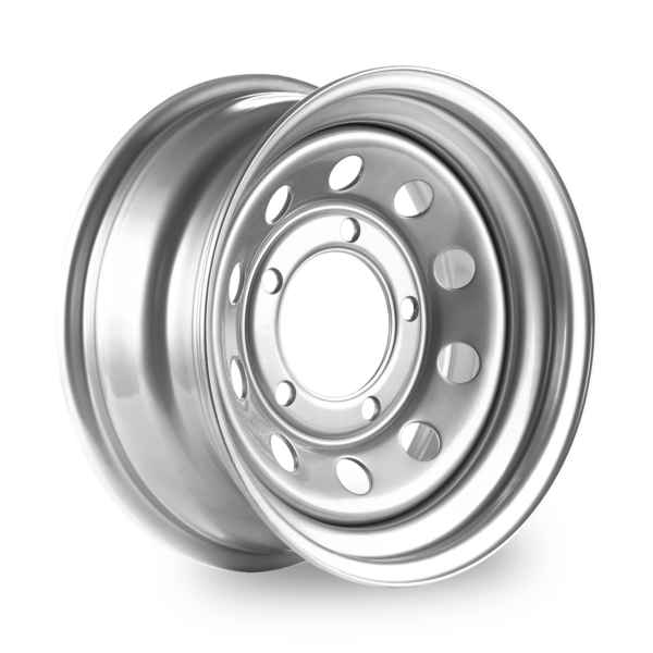 Tuff Torque Modular Steel Wheel 16&quot; x 7&quot; ET0 Silver