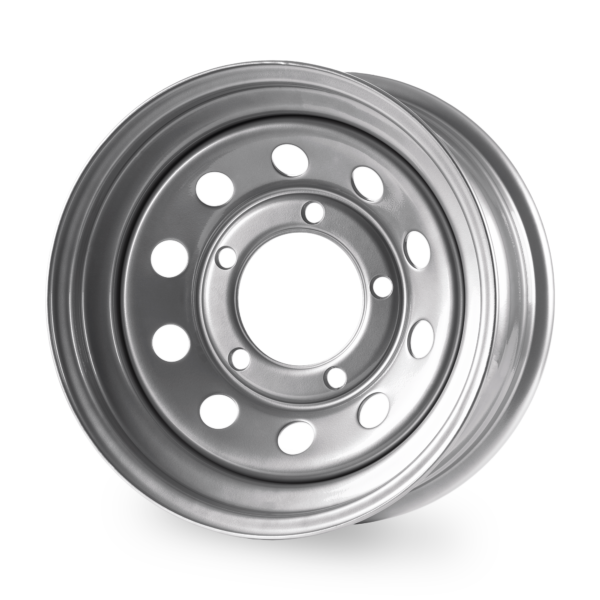 Tuff Torque Modular Steel Wheel 16&quot; x 7&quot; ET0 Silver