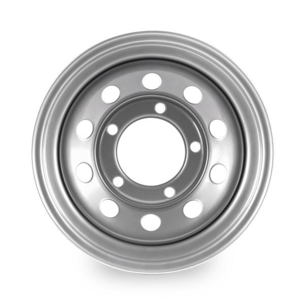 Tuff Torque Modular Steel Wheel 16&quot; x 7&quot; ET0 Silver