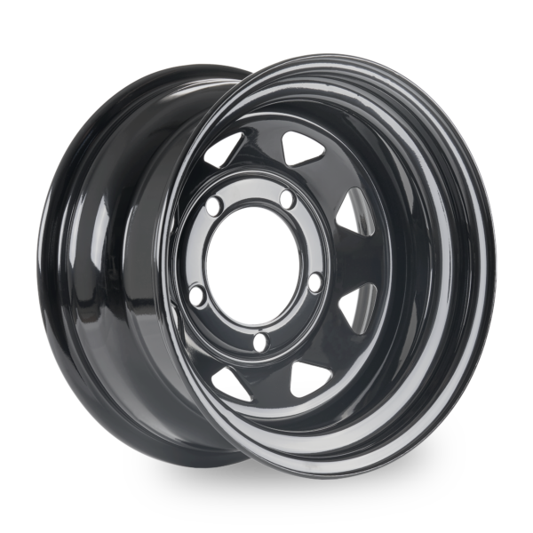 Tuff Torque 8 Spoke Steel Wheel 16&quot; x 8&quot; ET-35 Black