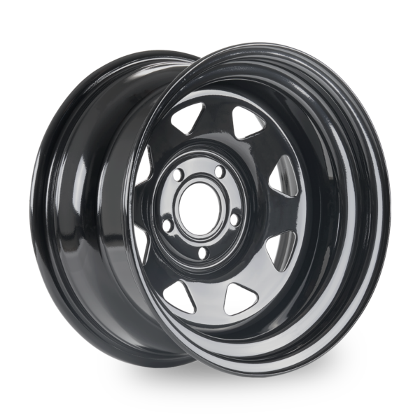 Tuff Torque 8 Spoke Steel Wheel 16&quot; x 8&quot; ET-35 Black