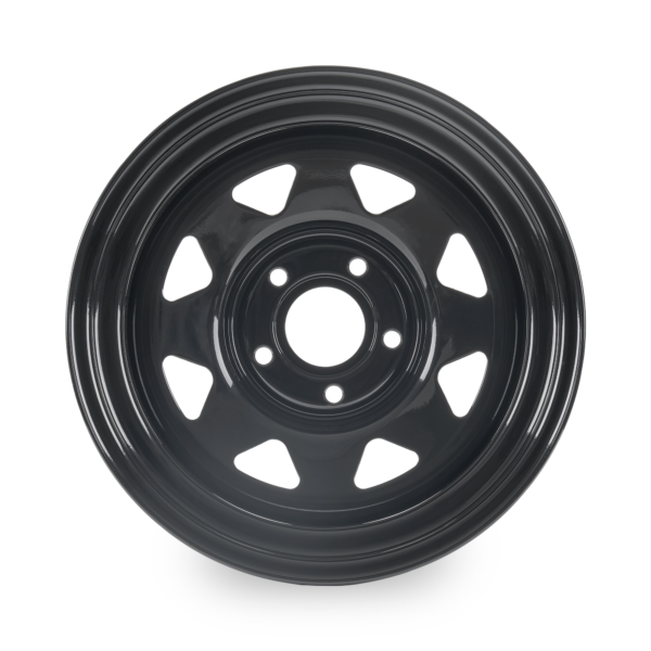 Tuff Torque 8 Spoke Steel Wheel 16&quot; x 8&quot; ET-35 Black