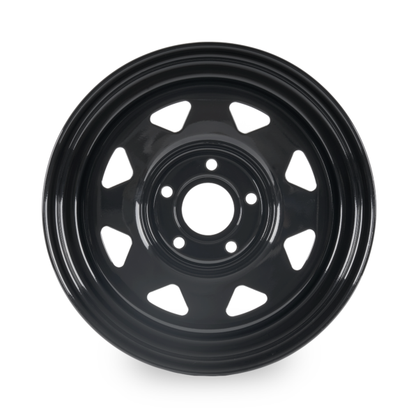 Tuff Torque 8 Spoke Steel Wheel 16&quot; x 8&quot; ET25 Black