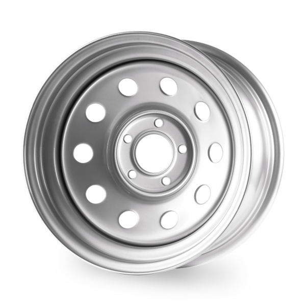 Tuff Torque Modular Steel Wheel 16&quot; x 8&quot; ET0 Silver