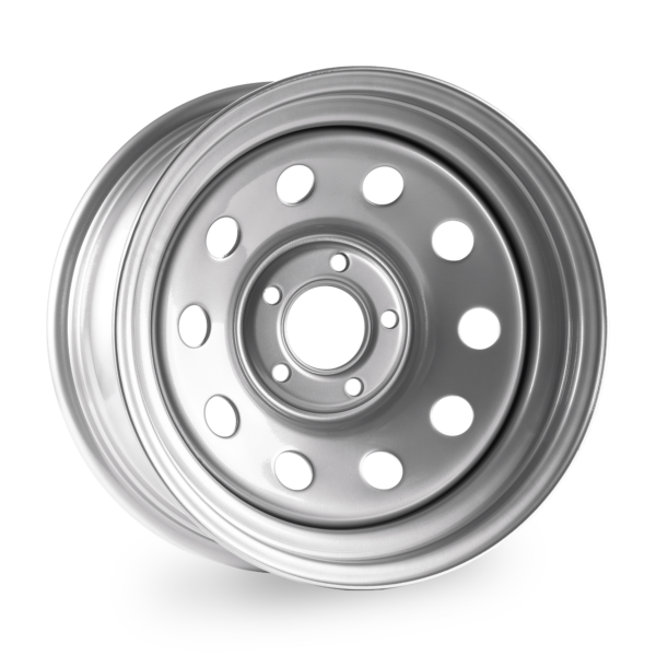 Tuff Torque Modular Steel Wheel 16&quot; x 8&quot; ET0 Silver