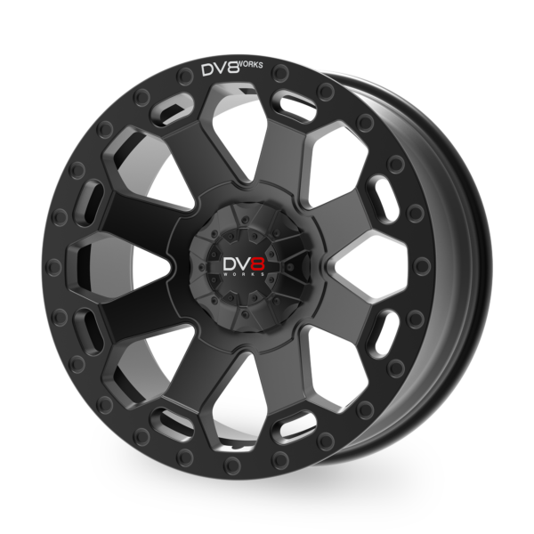 Dv8 Works Concept Alloy Wheel 20&quot; x 9&quot; ET25 Black