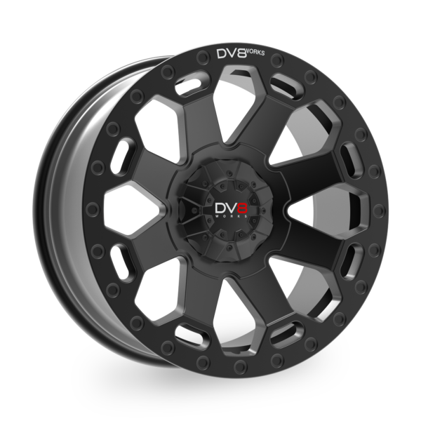 Dv8 Works Concept Alloy Wheel 20&quot; x 9&quot; ET25 Black