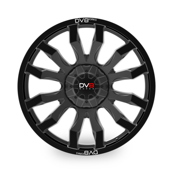 Dv8 Works Edge Alloy Wheel 20&quot; x 9&quot; ET20 Black