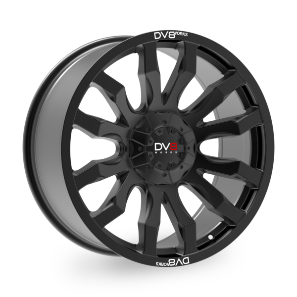 Dv8 Works Edge Alloy Wheel 20&quot; x 9&quot; ET25 Black