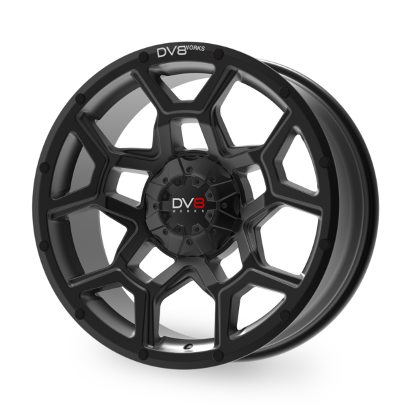 Dv8 Works Hornet Alloy Wheel 20&quot; x 9&quot; ET25 Black