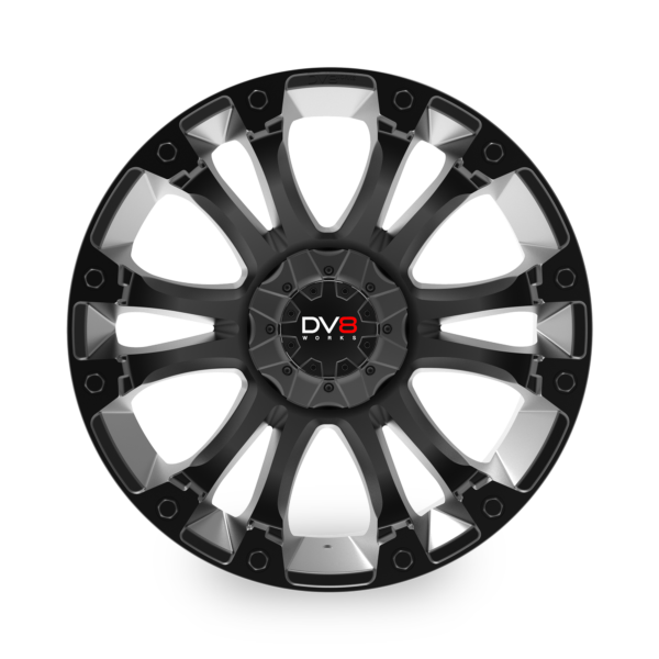 Dv8 Works Snare Alloy Wheel 20&quot; x 9&quot; ET25 Black