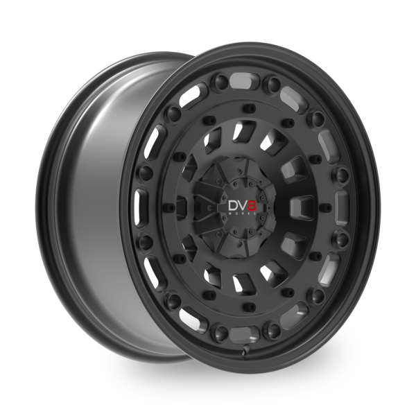 Dv8 Works Twisted Alloy Wheel 20&quot; x 9&quot; ET25 Black