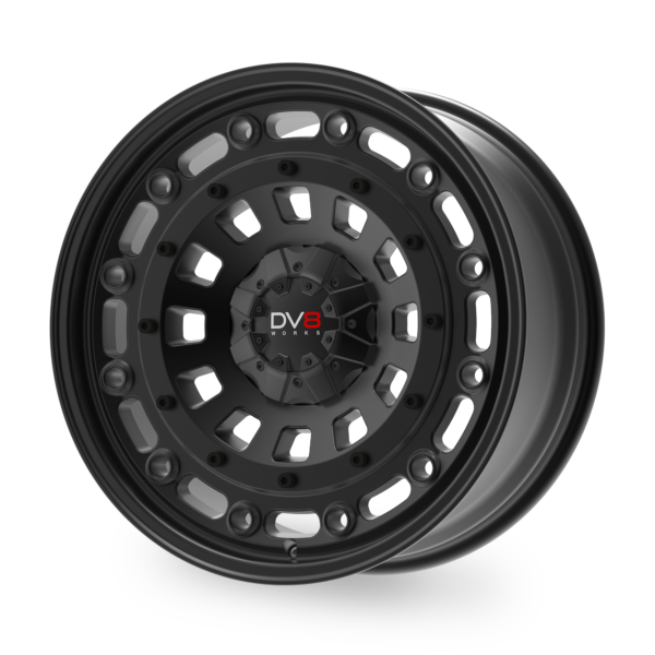 Dv8 Works Twisted Alloy Wheel 20&quot; x 9&quot; ET25 Black