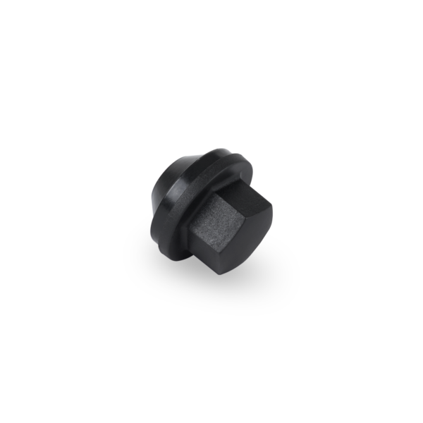 Tuff Torque Set of 5 Locking Wheel Nuts  - 16 x 1.5 - 27mm - Black with Black Caps ( Steel Wheels )