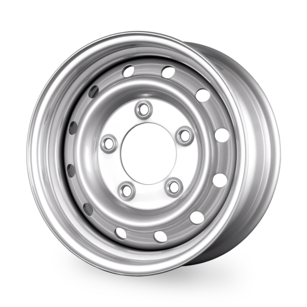 Tuff Torque Wolf Style Steel Wheel 16&quot; x 6.5&quot; ET20 Silver
