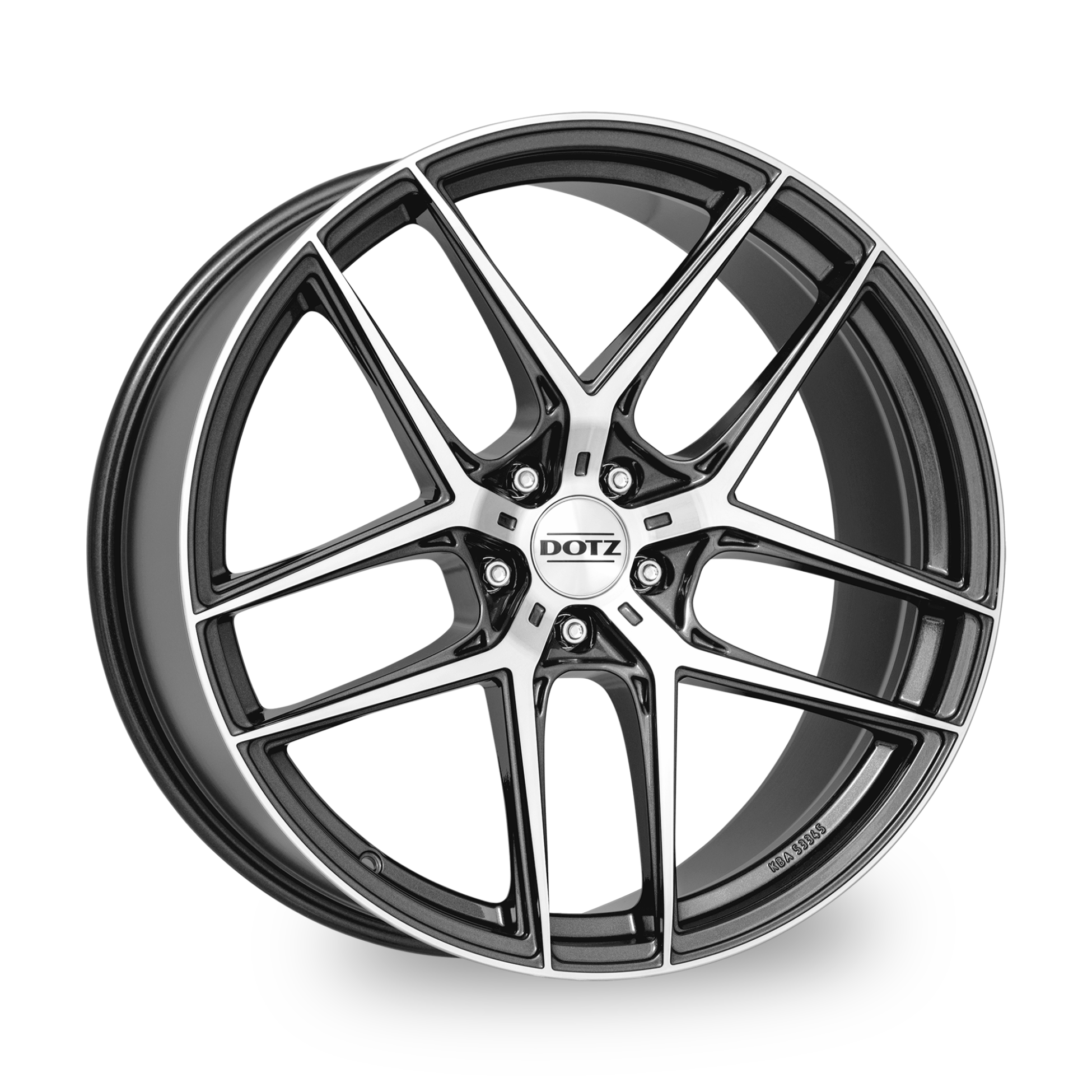 Dotz LagunaSeca Dark Alloy Wheel 21 X 9 ET40 Gunmetal Polished