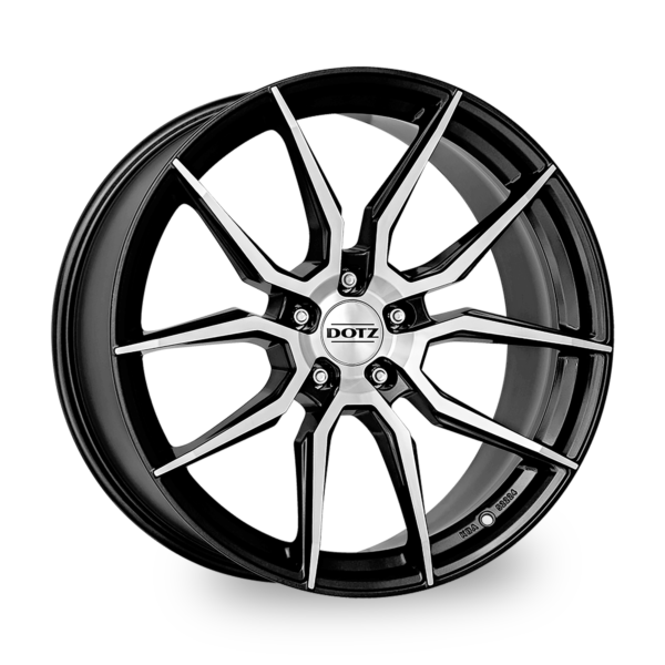 Dotz Misano Dark Alloy Wheel 17&quot; x 7.5&quot; ET40 Gunmetal &amp; Polished