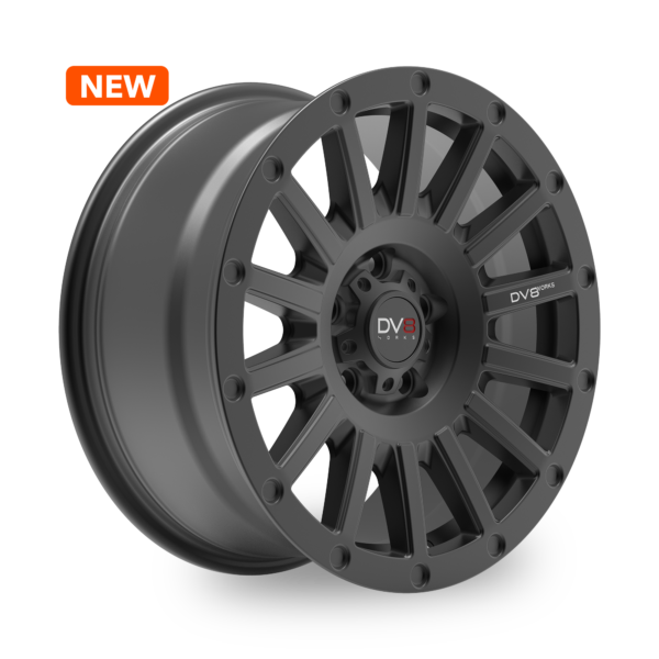 Dv8 Works Verve Alloy Wheel 17&quot; x 8&quot; ET35 Black