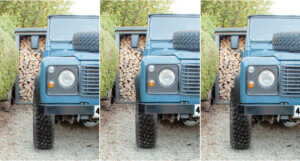 wheel offset onm a land rover