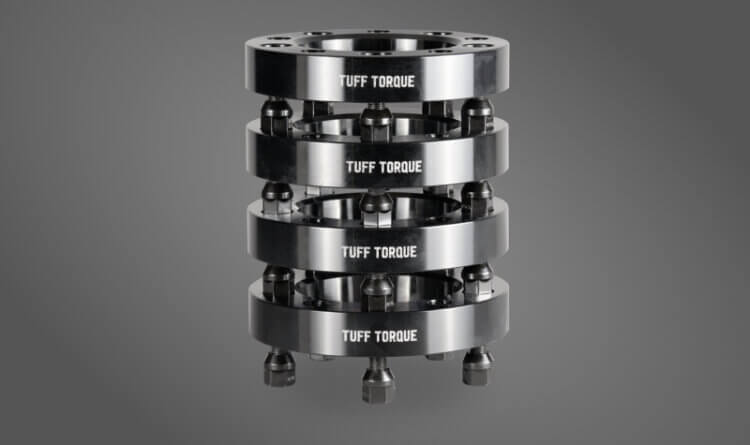 A set of premium wheel spacers, made from durable materials, for improved vehicle performance and appearance