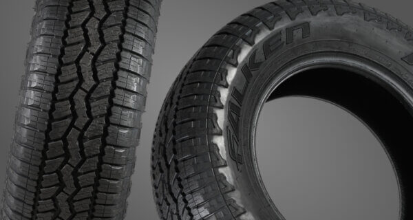 An image of a tire with the brand name 