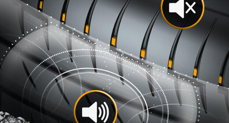 A tyre graphic showing the Continental Premium Contact 6 Comfort durability low noise