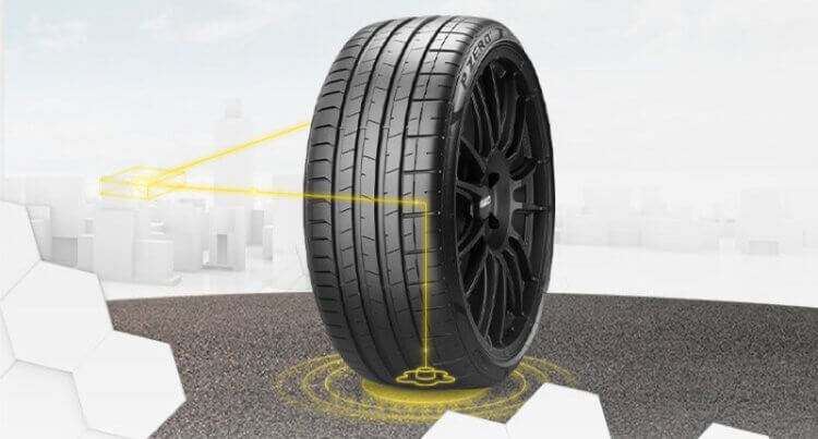 Pirelli P Zero Corsa-cyber tyre cyber tyre graphic showing cyber tech