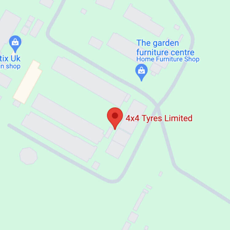 4x4 Tyres Stratford-upon Avon map showing where they offer tyres in stratford upon avon