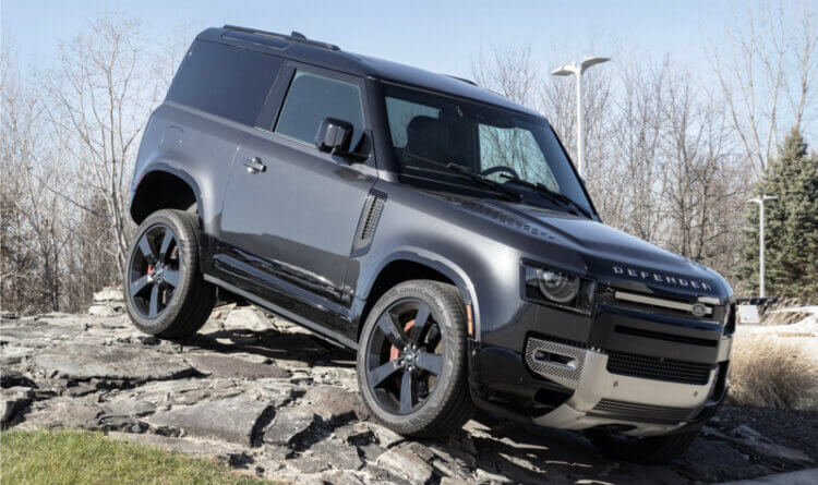 History of Land Rover Defender a pic of a modern land rover defender