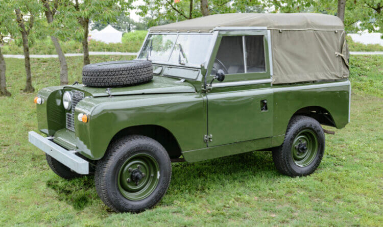 History of Land Rover Defender a pic of a vintage series one land rover