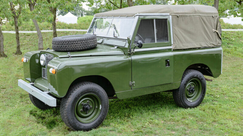 History of Land Rover Defender a pic of a vintage series one land rover