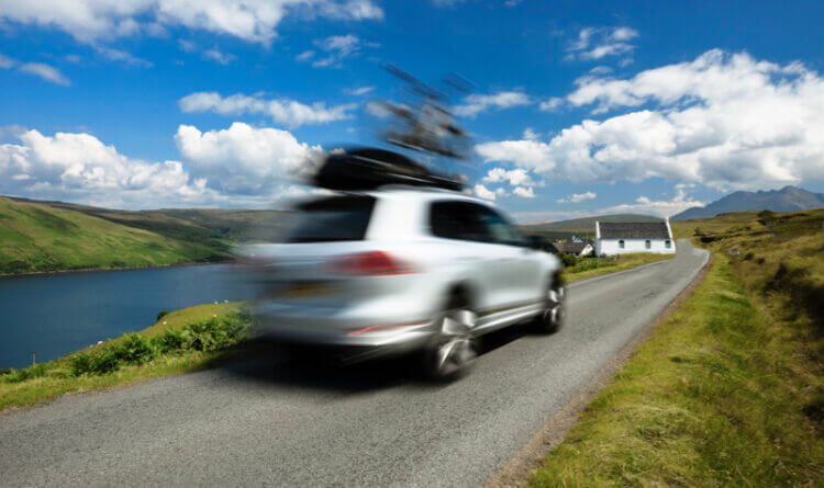 A SUV heading off road to show the Best SUV tyres and Best SUV tyres for Off Roading