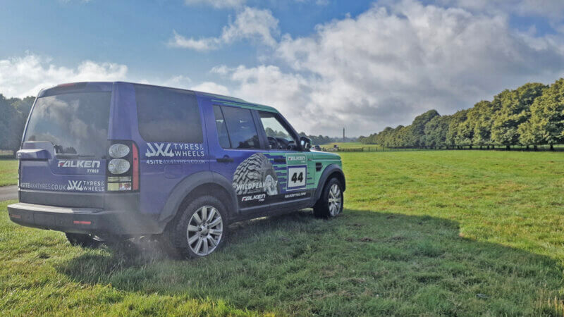 A Land Rover Discovery at the Game Fair in Beautiful Weather In Blenheim