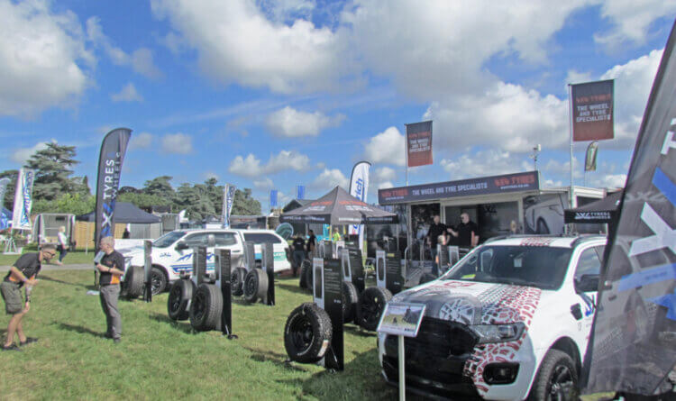 4X4 tyres stand at the Game Fair Meeting the Needs of Every Off Roader